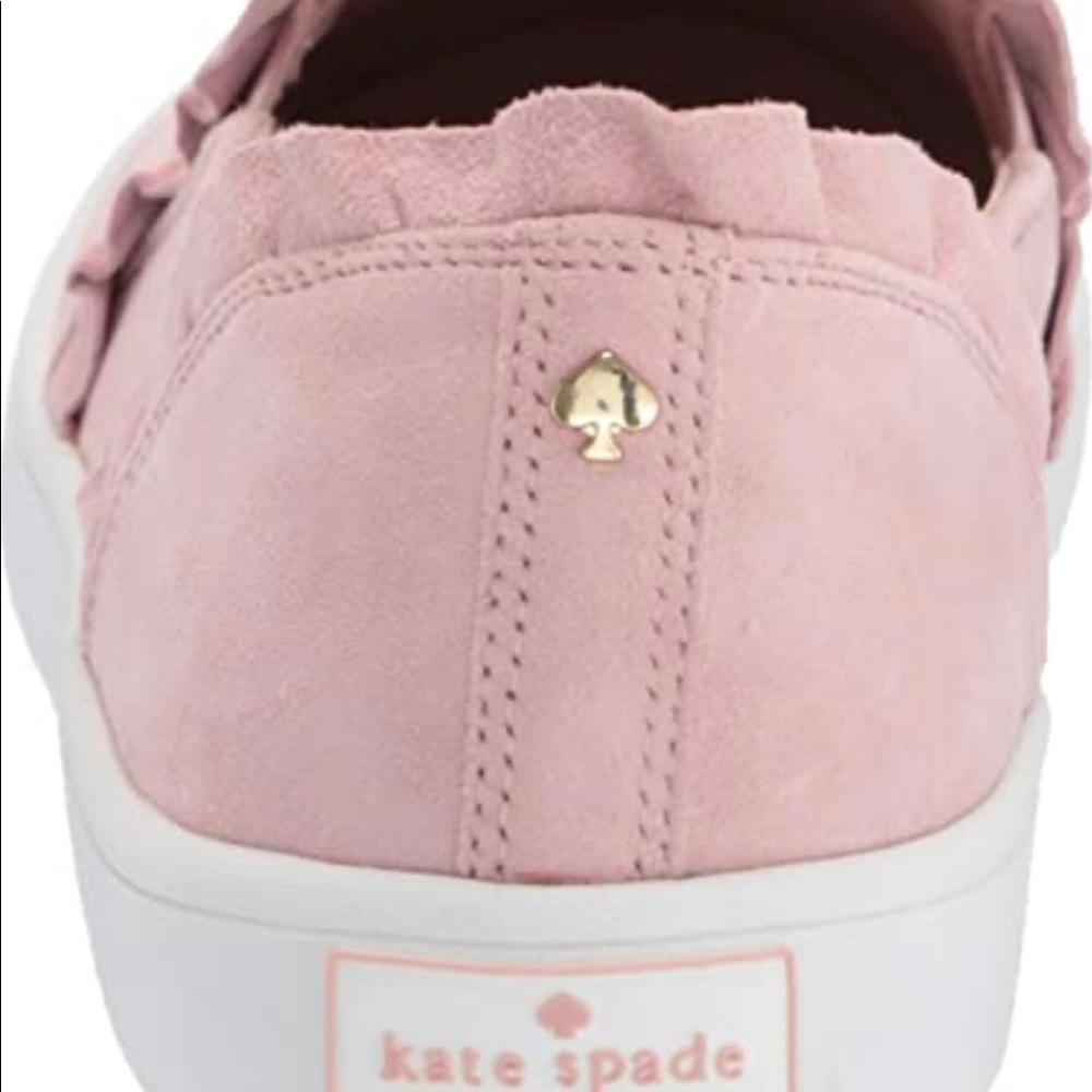 HP🎉Kate Spade Lilly Ruffle Suede Sneaker - Picture 12 of 12